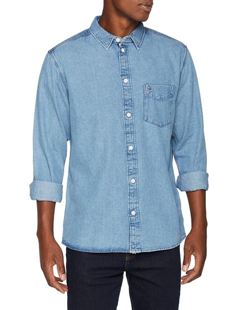 tommy hilfiger denim shirts men.